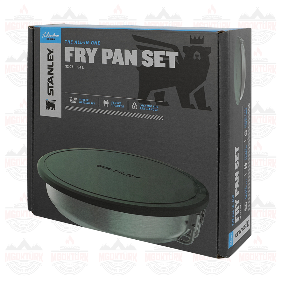 The All-ın One Fry Pan Set .94L / 32oz Stainless Steel 10-02658-013 / 6939236348508