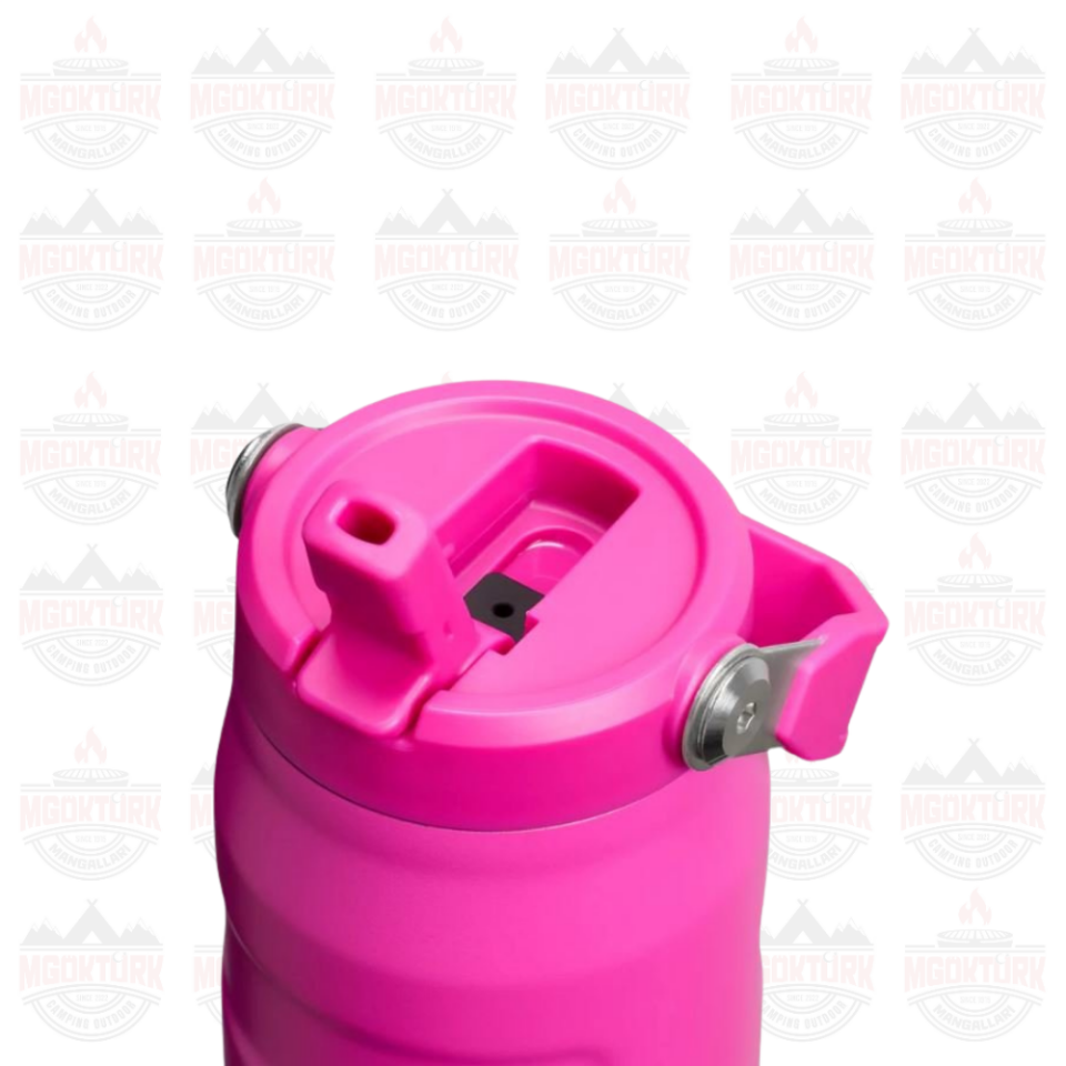 The IceFlow™ Bottle Flip Straw 2.0 0.07L / 24oz Violet Blossom