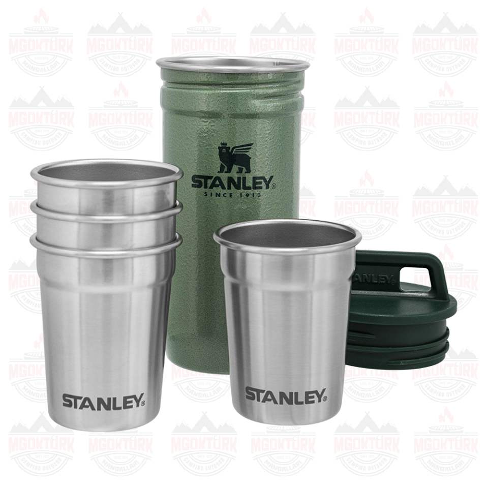 The Nesting Shot Glass Set Hammertone Green 10-01705-039 / 6939236348942