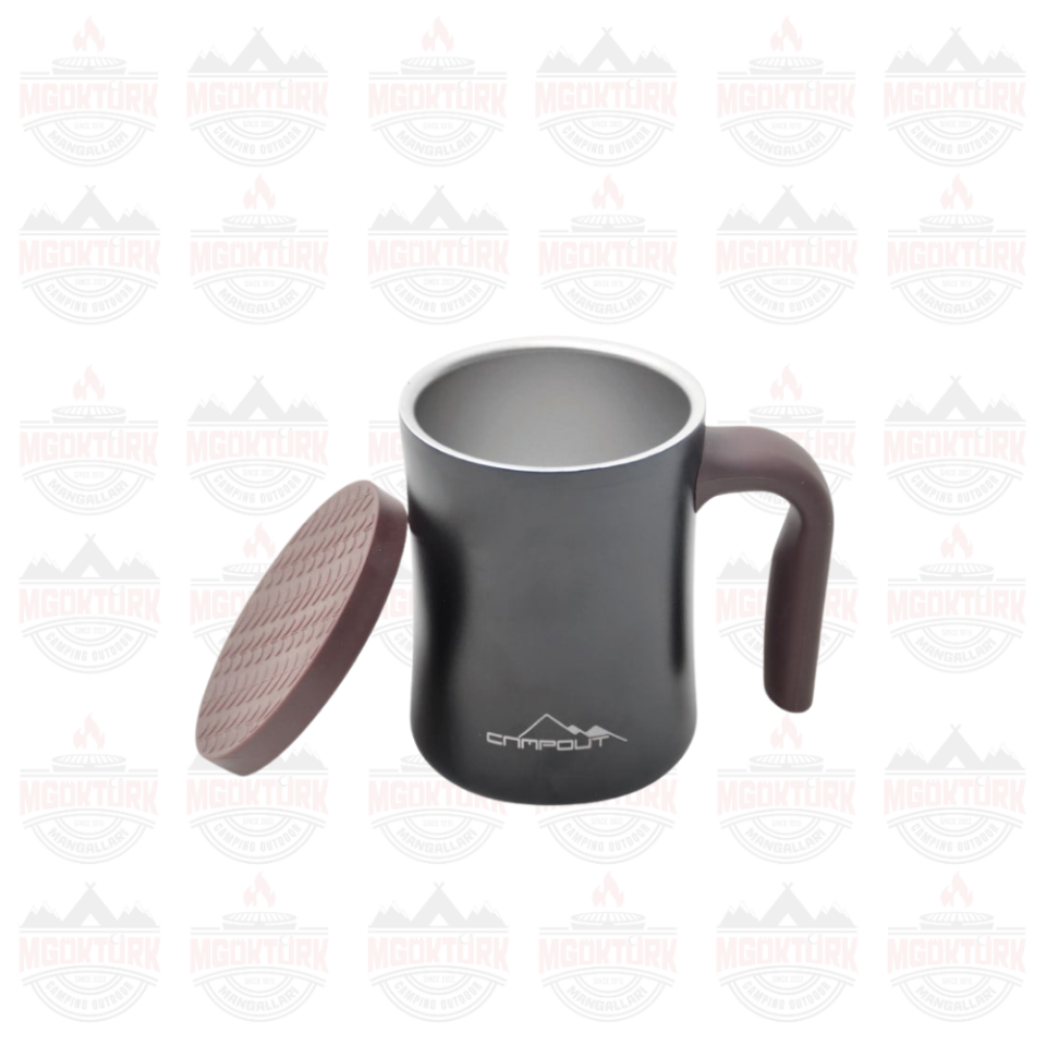 ÇİFT KATMANLI TERMOS KUPA SİYAH