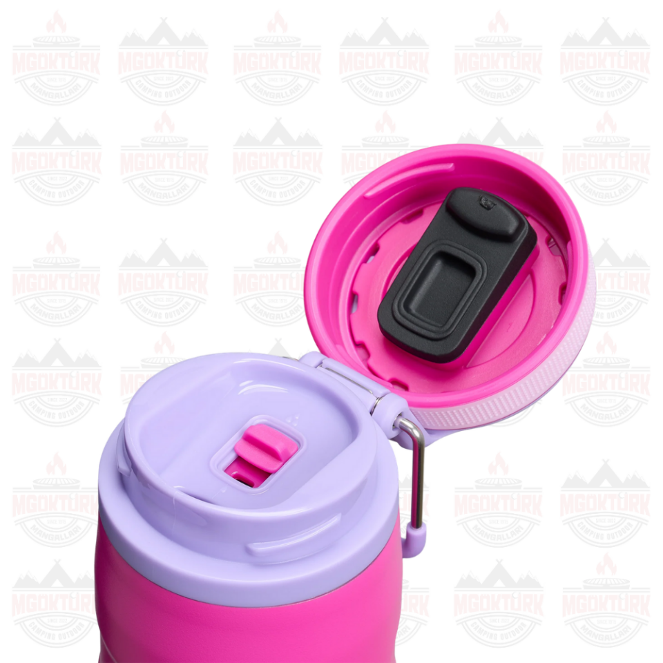 The IceFlow™ Bottle Twist Flip 0.47L / 16oz  Violet Blossom