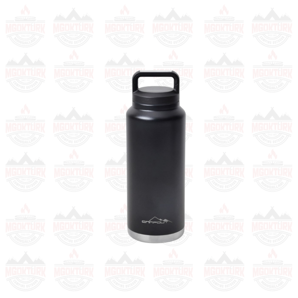 ÇİFT KATMANLI TERMOS SİYAH 1000 ML