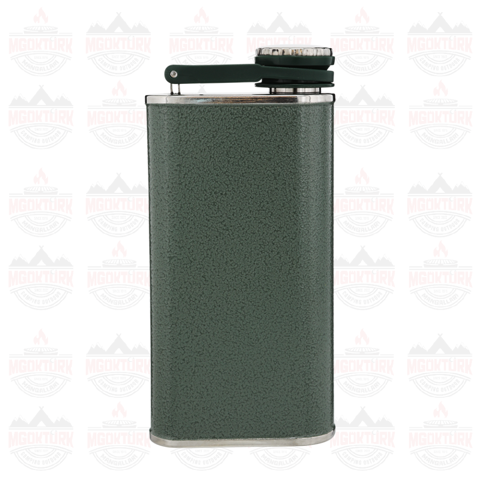 The Easy-Fill Wide Mouth Flask 0.23L / 8oz Hammertone Green 10-00837-126 / 6939236348393