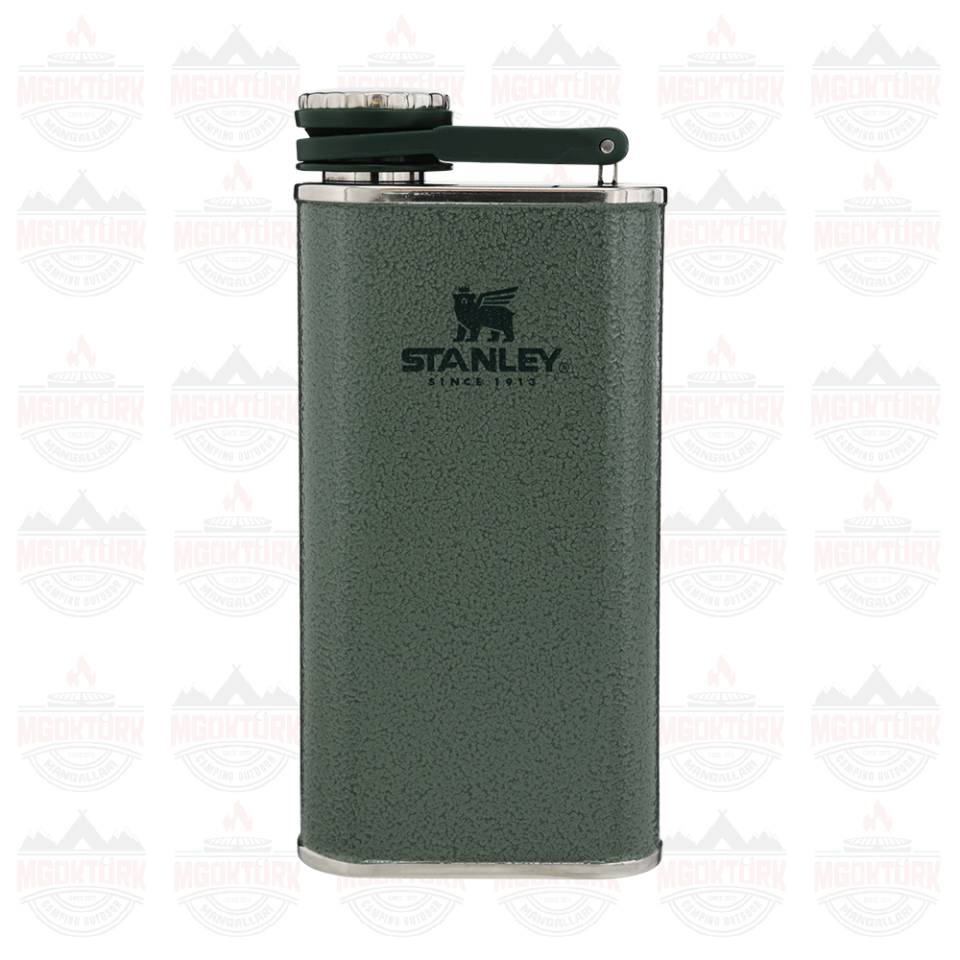 The Easy-Fill Wide Mouth Flask 0.23L / 8oz Hammertone Green 10-00837-126 / 6939236348393