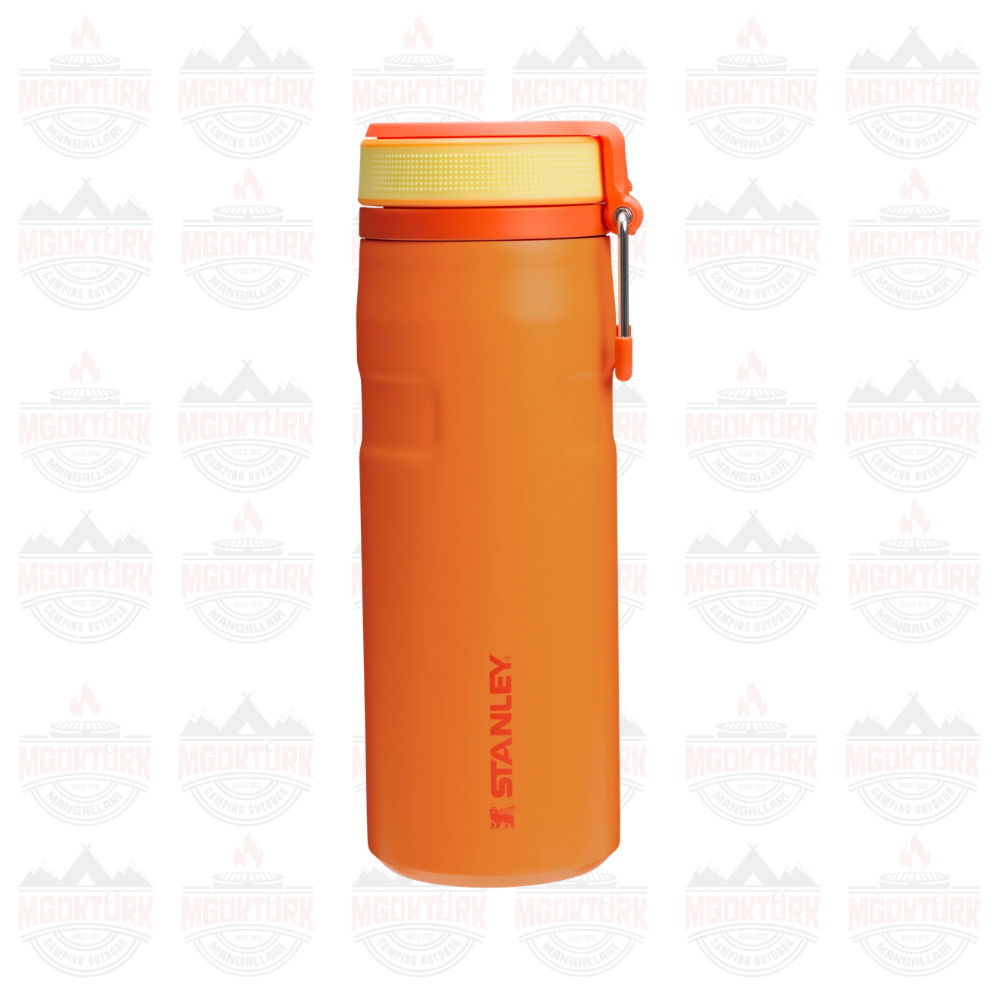 The IceFlow™ Bottle Twist Flip 0.47L / 16oz Goldenrod Coral