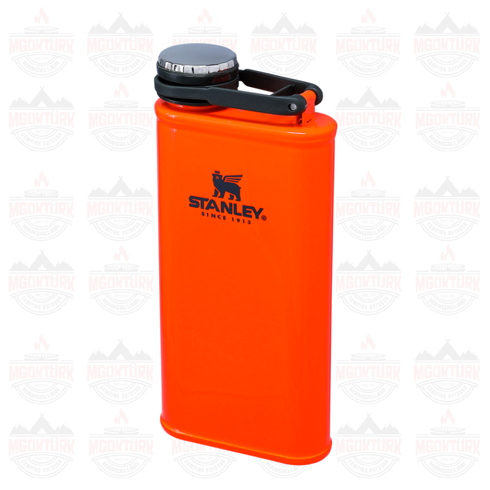 The Easy-Fill Wide Mouth Flask 0.23L / 8oz Blaze Orange 10-00837-245 / 6939236405577