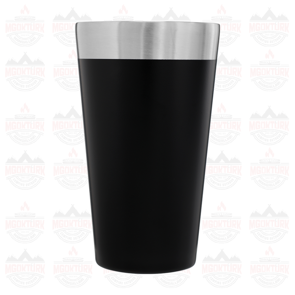 The Stacking Tumbler 0.47L / 16oz Matte Black Pebble