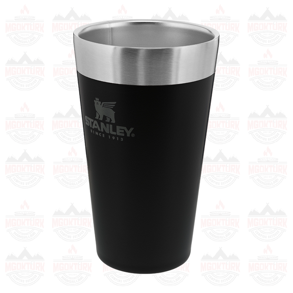 The Stacking Tumbler 0.47L / 16oz Matte Black Pebble