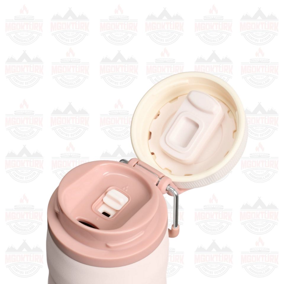 The IceFlow™ Bottle Twist Flip 0.47L / 16oz ROSE QUARTZ