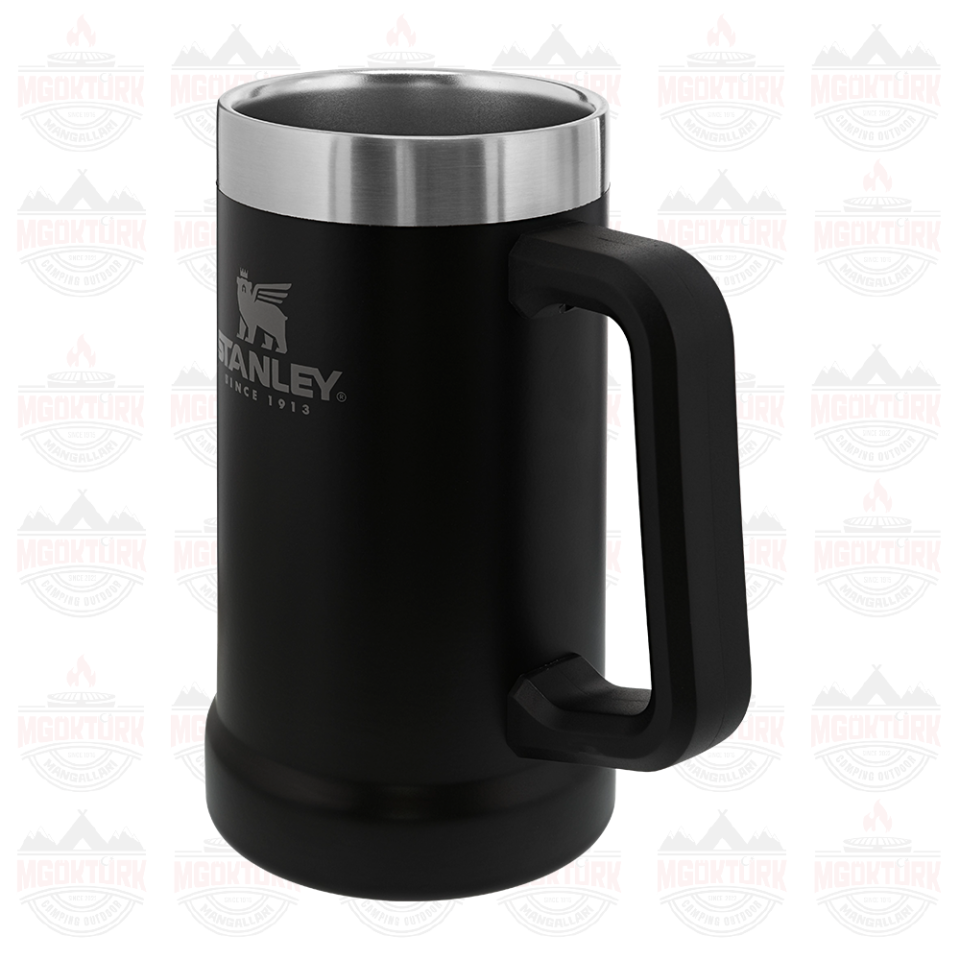 The Big Grip Beer Stein 0.7L / 24oz Matte Black Pebble 10-02874-034 / 6939236348348