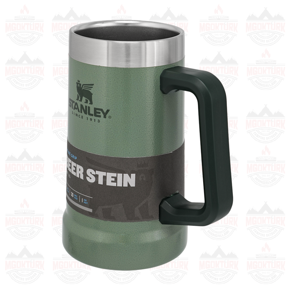 The Big Grip Beer Stein 0.7L / 24oz Hammertone Green 10-02874-033 / 6939236348331