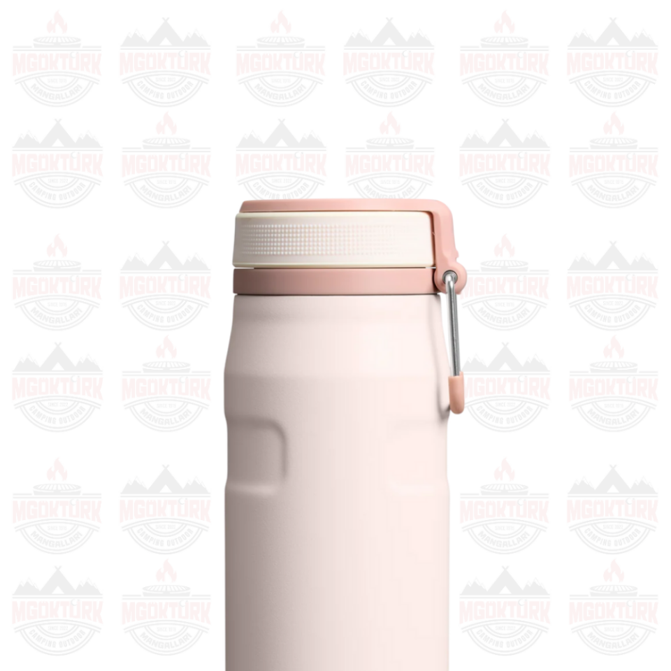 The IceFlow™ Bottle Twist Flip 0.7L / 24oz Rose Quartz
