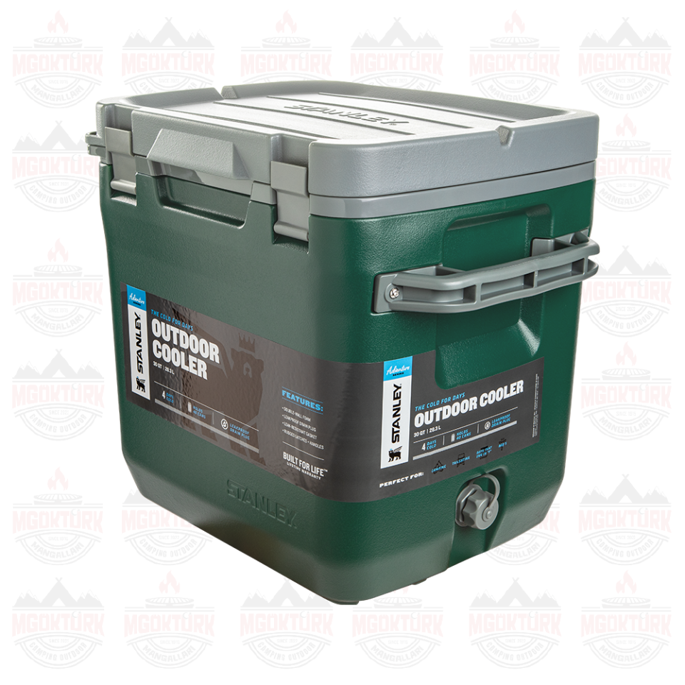 The Cold-For-Days Outdoor Cooler 28.3L / 30QT Stanley Green 10-01936-038 / 6939236374668