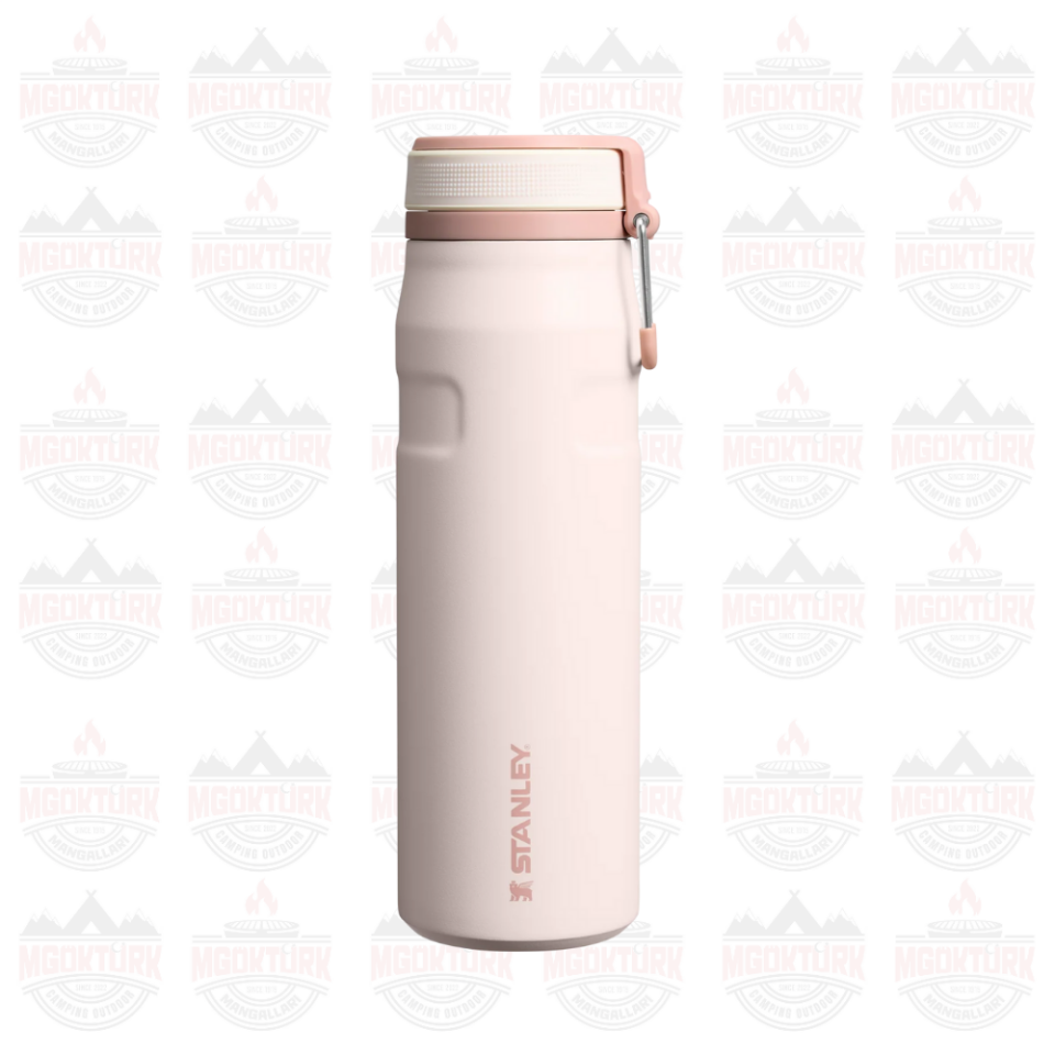 The IceFlow™ Bottle Twist Flip 0.7L / 24oz Rose Quartz