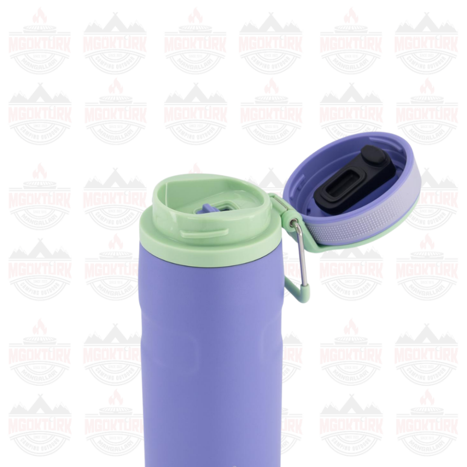 The IceFlow™ Bottle Twist Flip 0.7L / 24oz Hydrangea