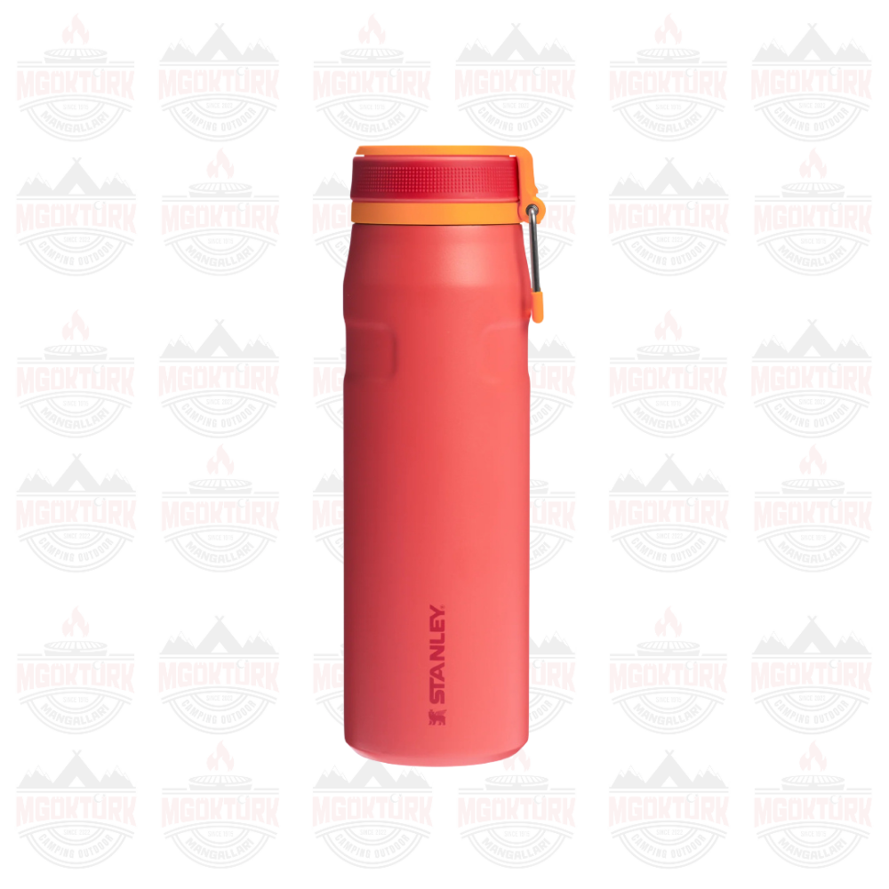 The IceFlow™ Bottle Twist Flip 0.7L / 24oz Hot Coral