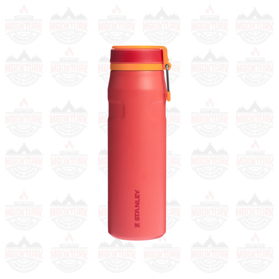 The IceFlow™ Bottle Twist Flip 0.7L / 24oz Hot Coral