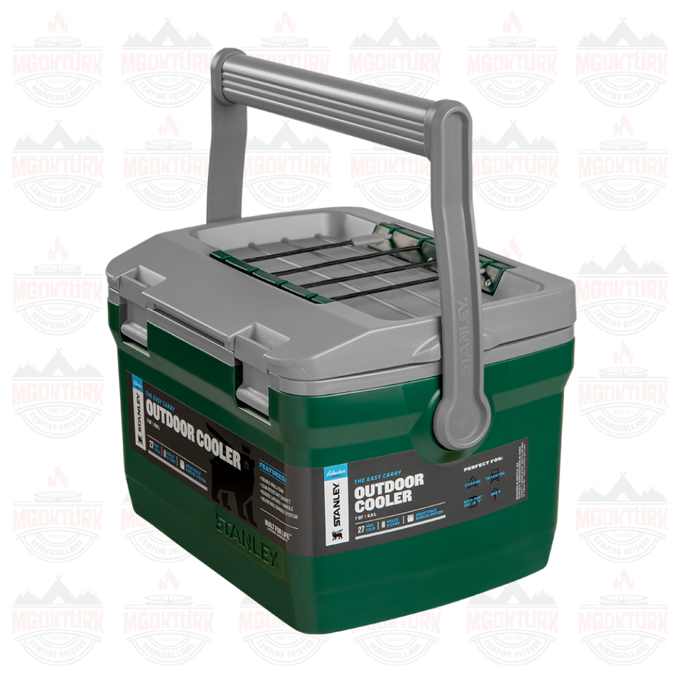 The Easy-Carry Outdoor Cooler 6.6 L / 7QT Stanley Green 10-01622-060 / 6939236370288
