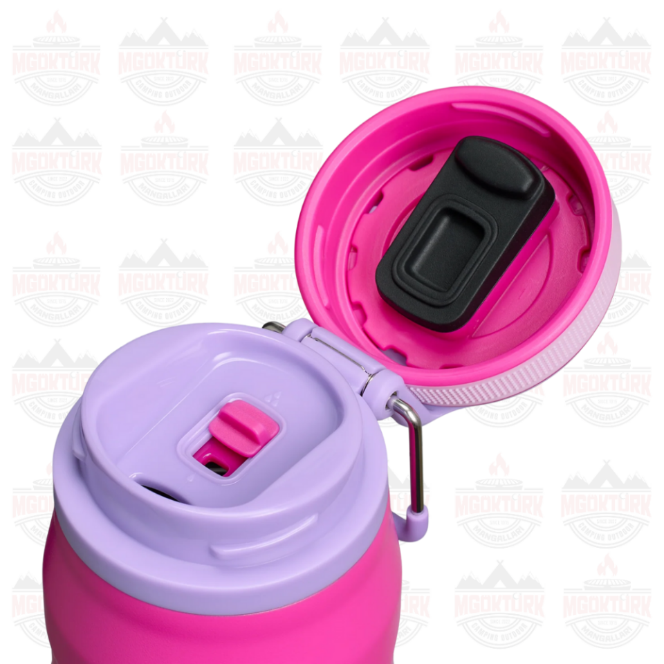 The IceFlow™ Bottle Twist Flip 0.7L / 24oz Violet Blossom