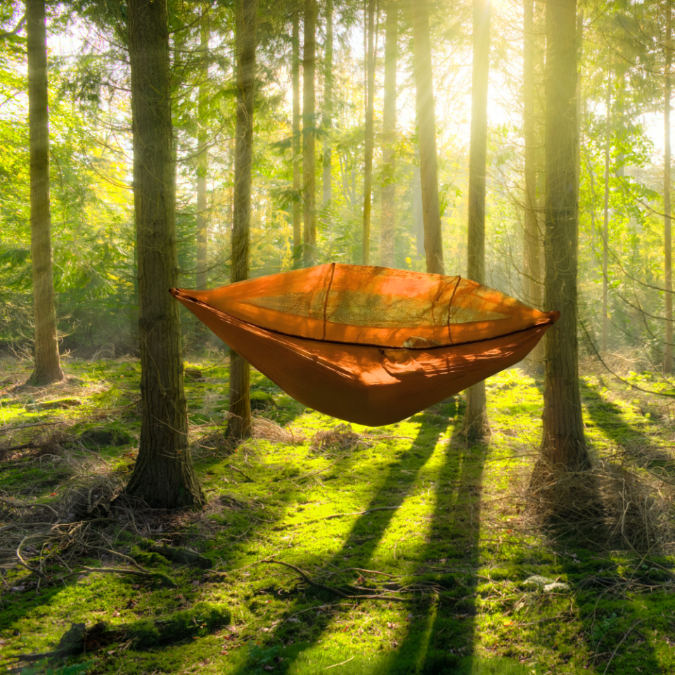 CİBİNLİKLİ HAMAK TURUNCU