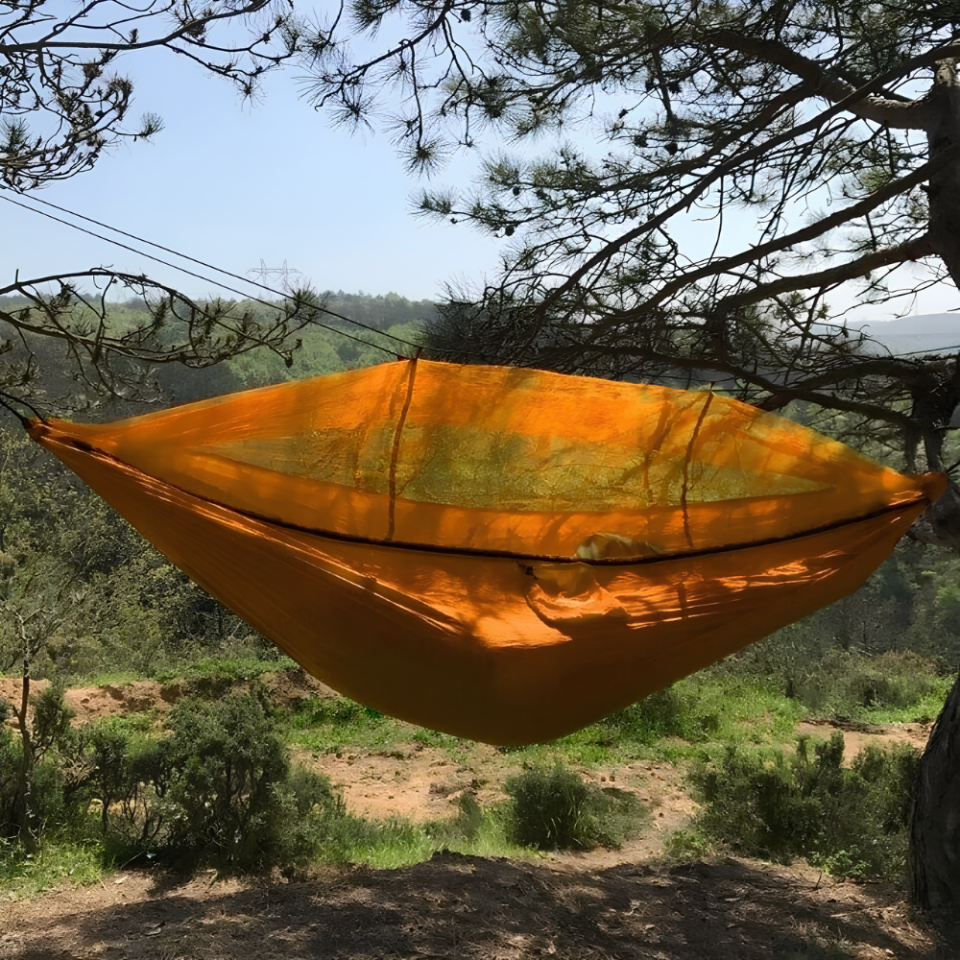 CİBİNLİKLİ HAMAK TURUNCU