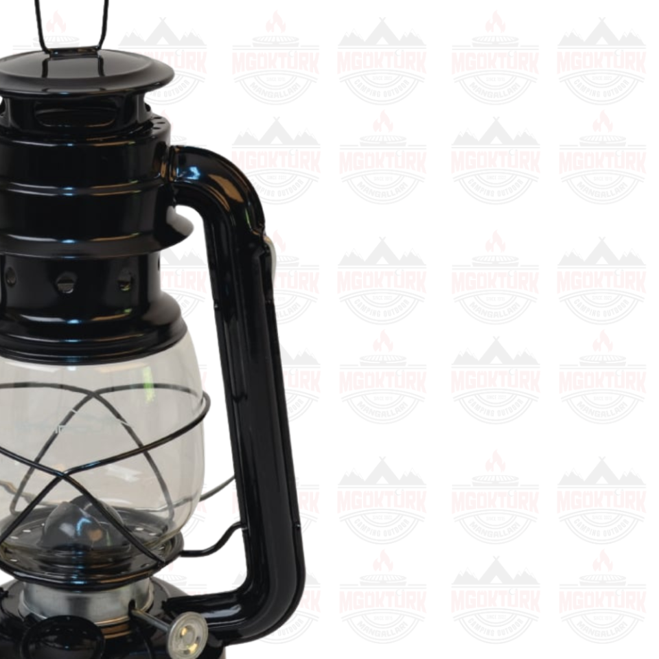 KLASİK GAZ YAĞI LAMBASI SİYAH