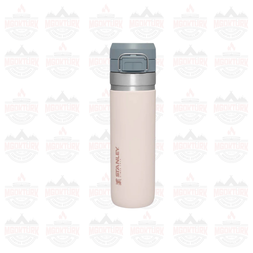 The Quick-Flip Water Bottle .7L / 24oz Rose Quartz