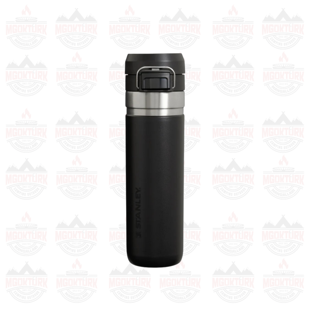 The Quick-Flip Water Bottle .7L / 24oz Black 2.0