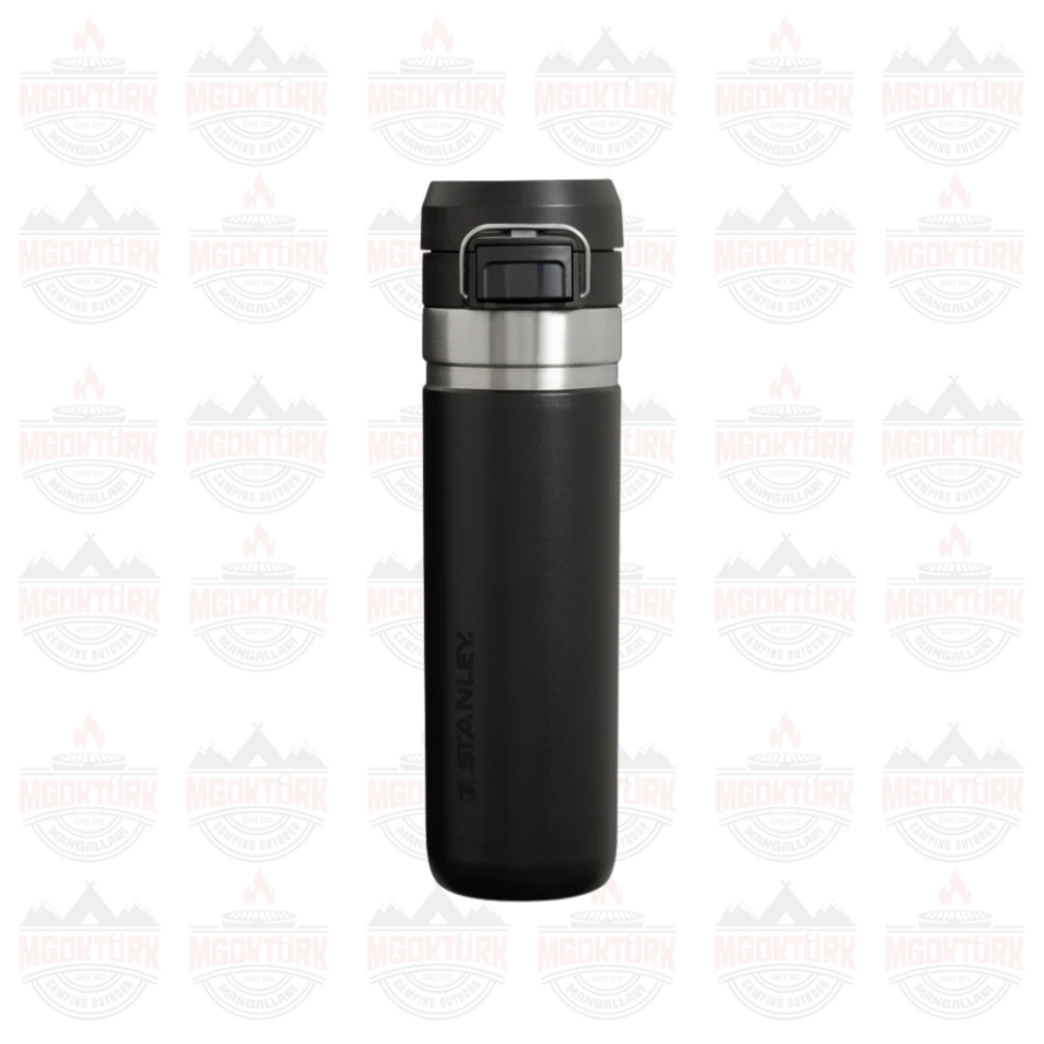 The Quick-Flip Water Bottle .7L / 24oz Black 2.0