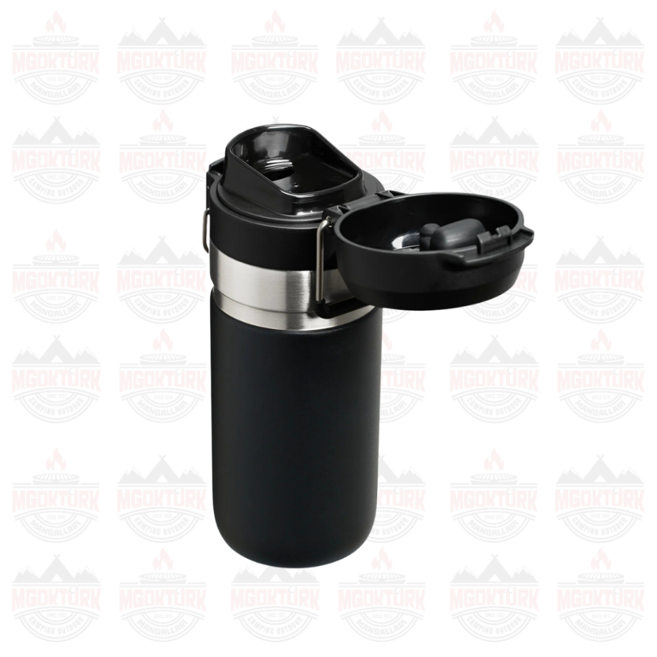 The Quick-Flip Water Bottle .47L / 16oz Black 2.0