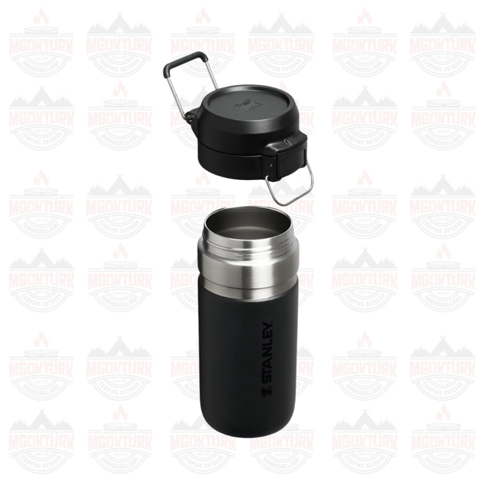 The Quick-Flip Water Bottle .47L / 16oz Black 2.0