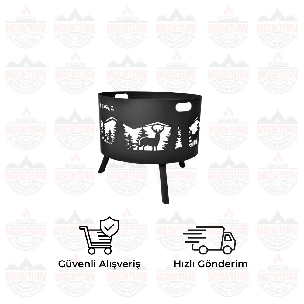 ORMAN ŞÖMİNESİ GEYİK