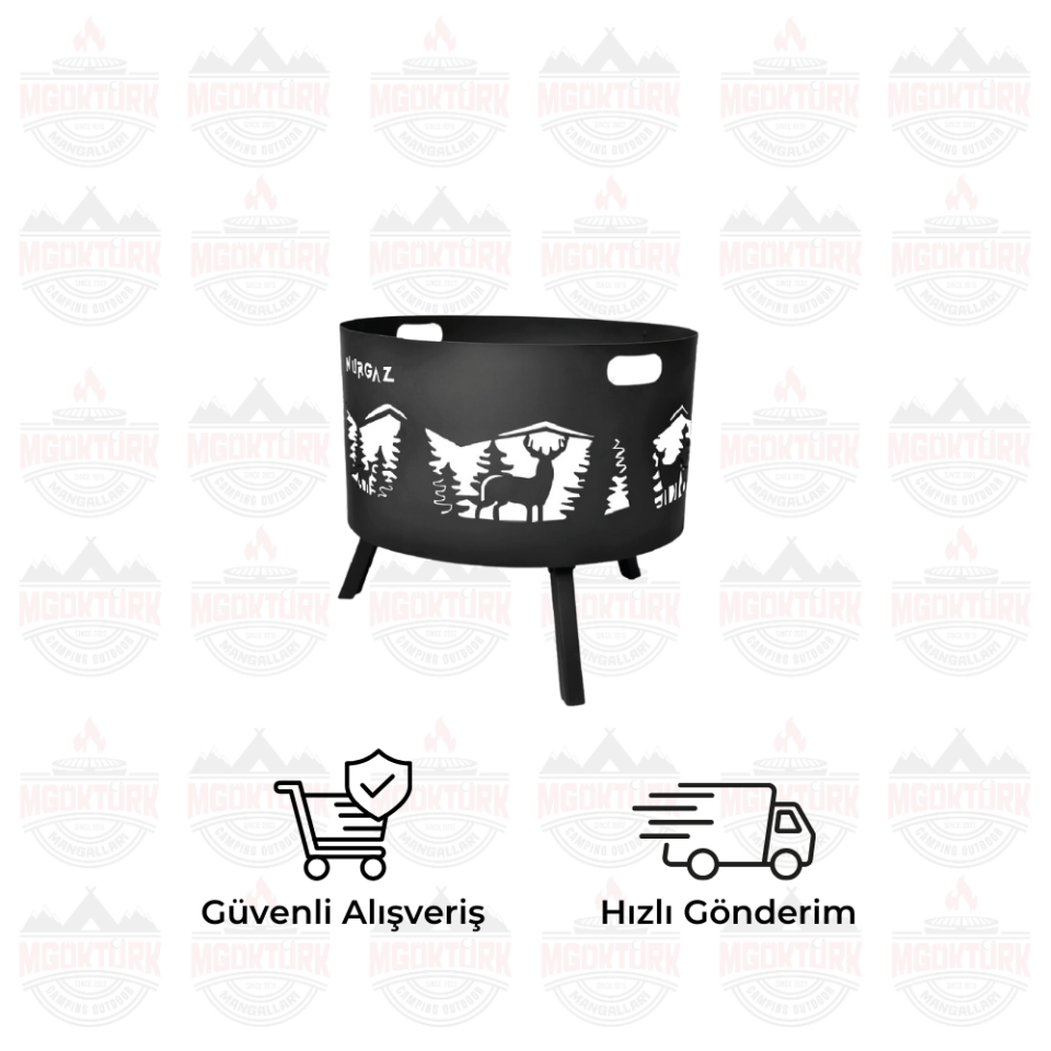 ORMAN ŞÖMİNESİ GEYİK