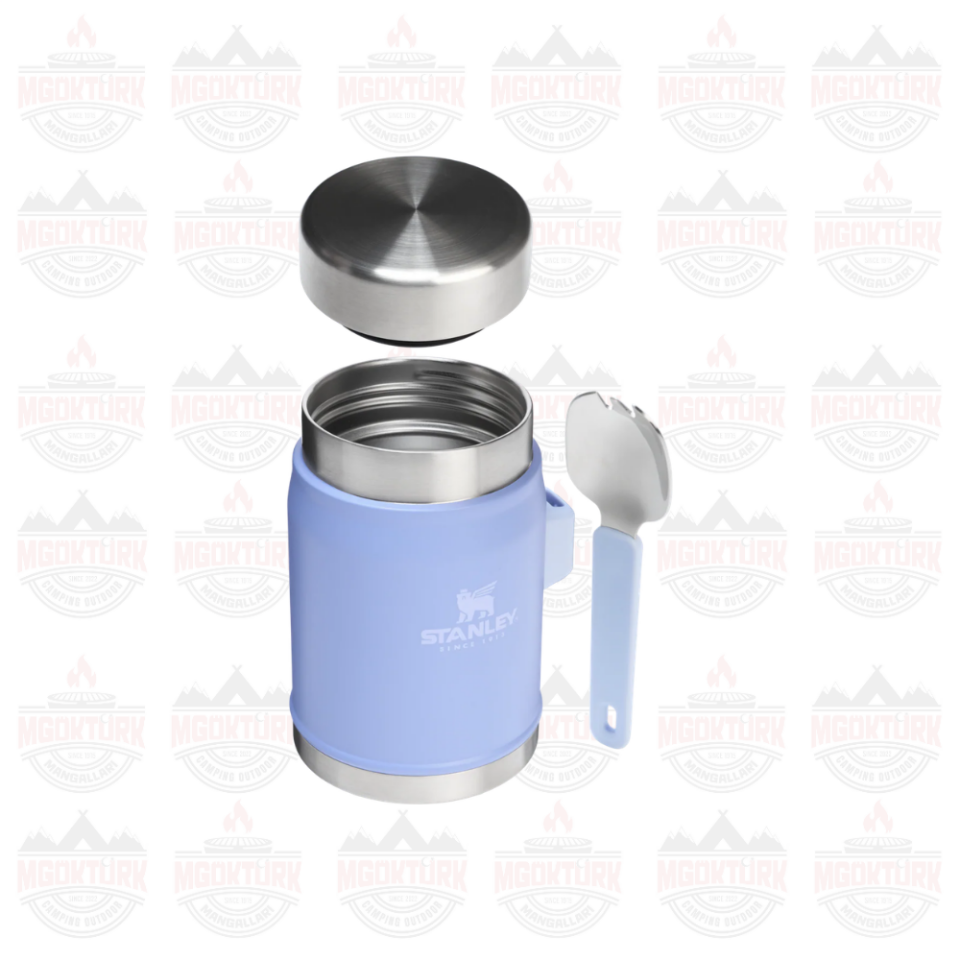 The Legendary Food Jar + Spork .4L / 14oz Hydrangea
