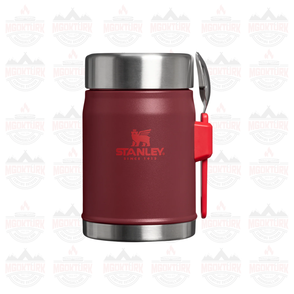 The Legendary Food Jar + Spork .4L / 14oz Cranberry