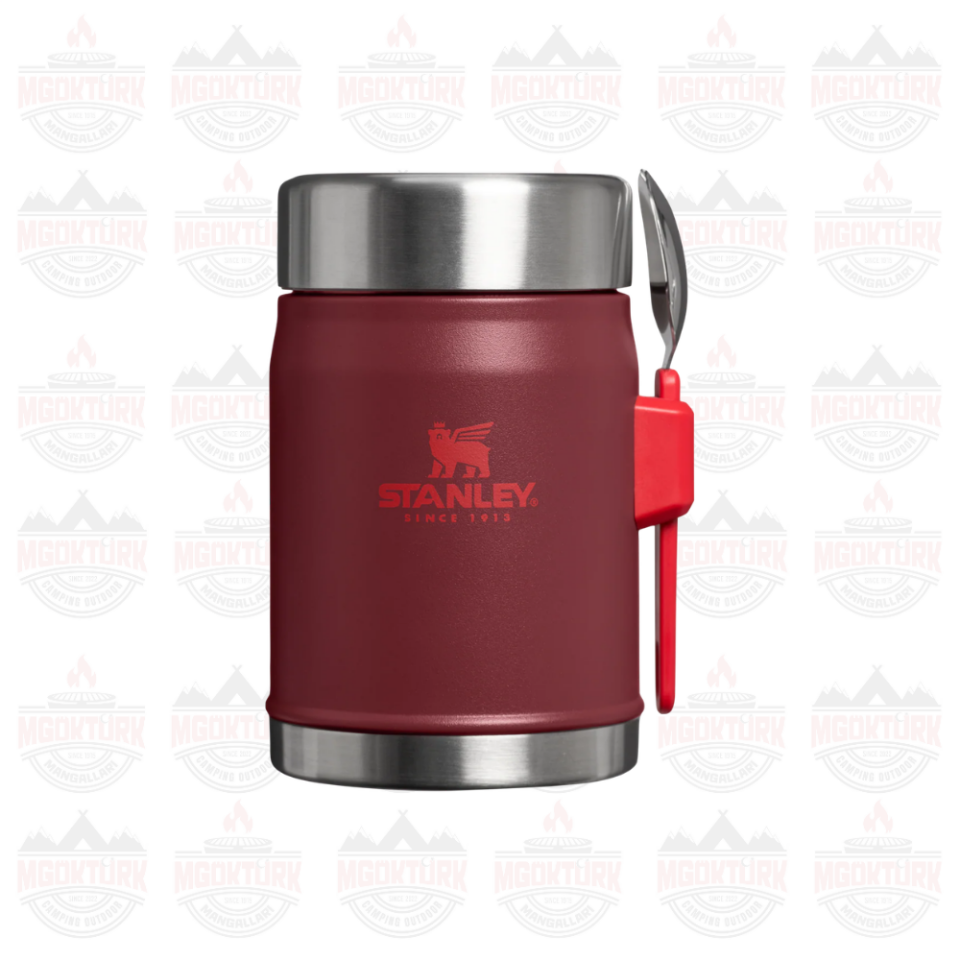 The Legendary Food Jar + Spork .4L / 14oz Cranberry