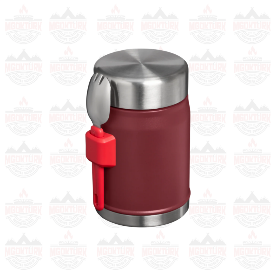 The Legendary Food Jar + Spork .4L / 14oz Cranberry