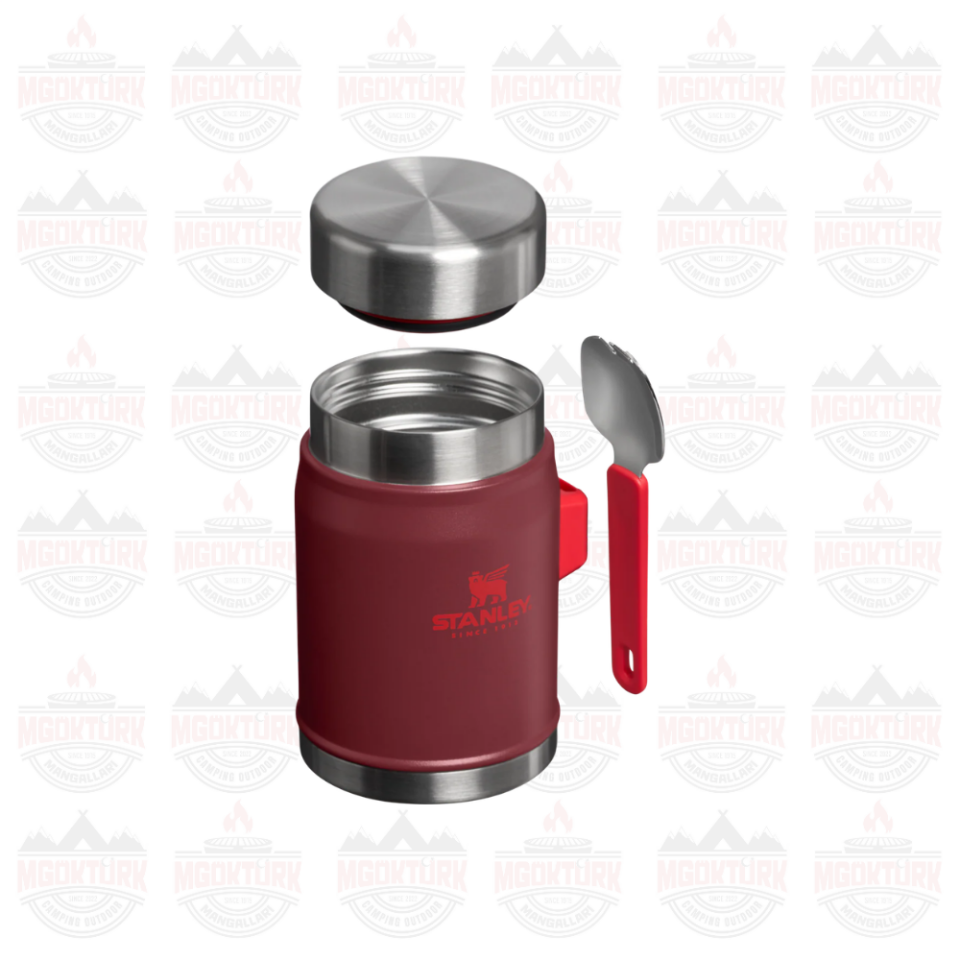 The Legendary Food Jar + Spork .4L / 14oz Cranberry