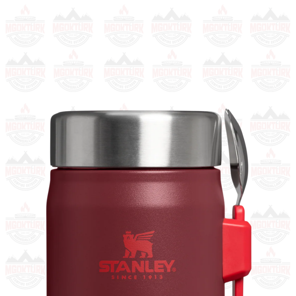 The Legendary Food Jar + Spork .4L / 14oz Cranberry