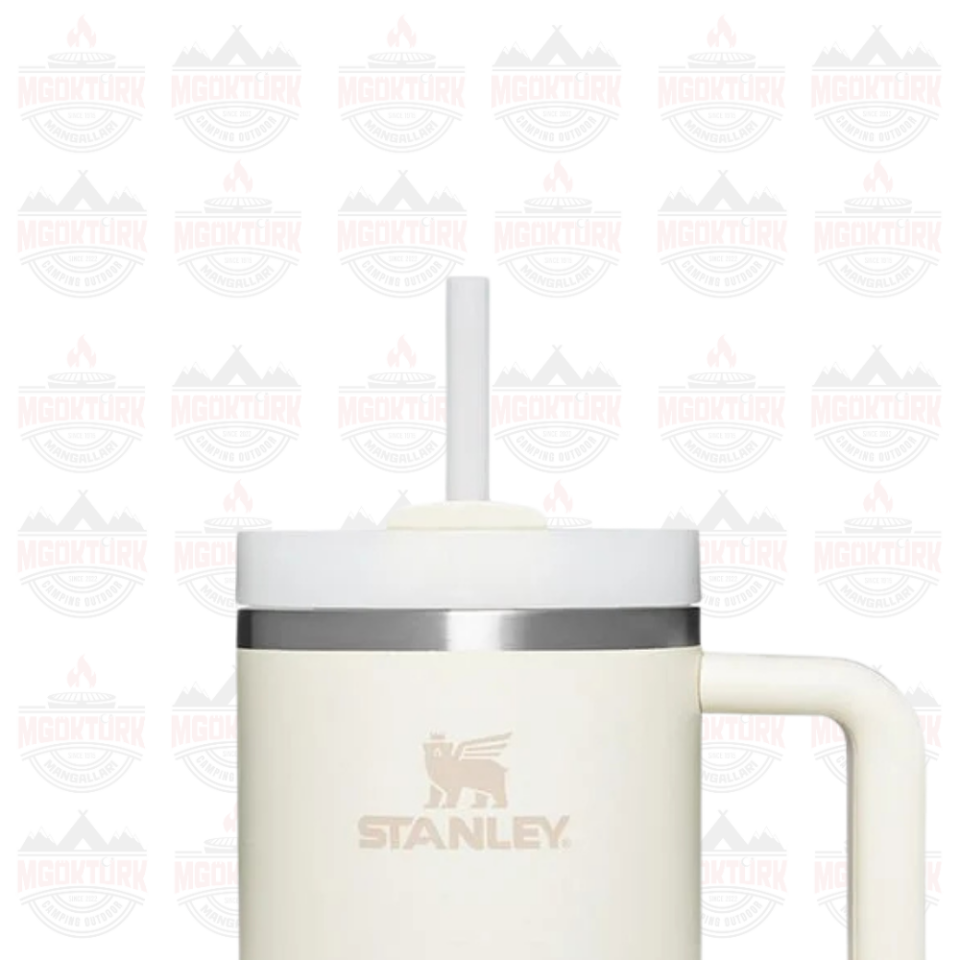 Stanley Quencher 1,18 LT Termos Bardak Pipeti 4 Adet Clear