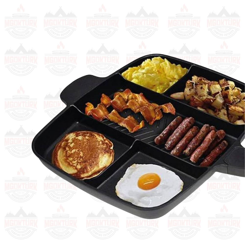 Granit Döküm 5 Gözlü Tava