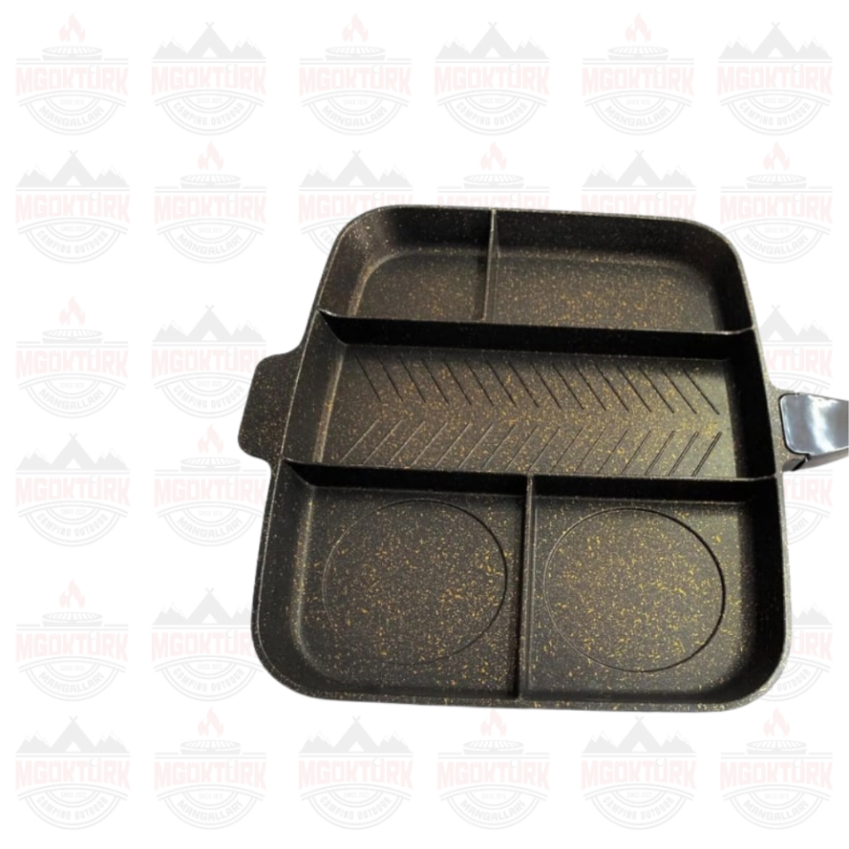 Granit Döküm 5 Gözlü Tava