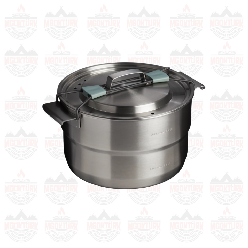 Wildfare Core Full Serve Cookset 3.78L / 4QT Shale/Charcoal