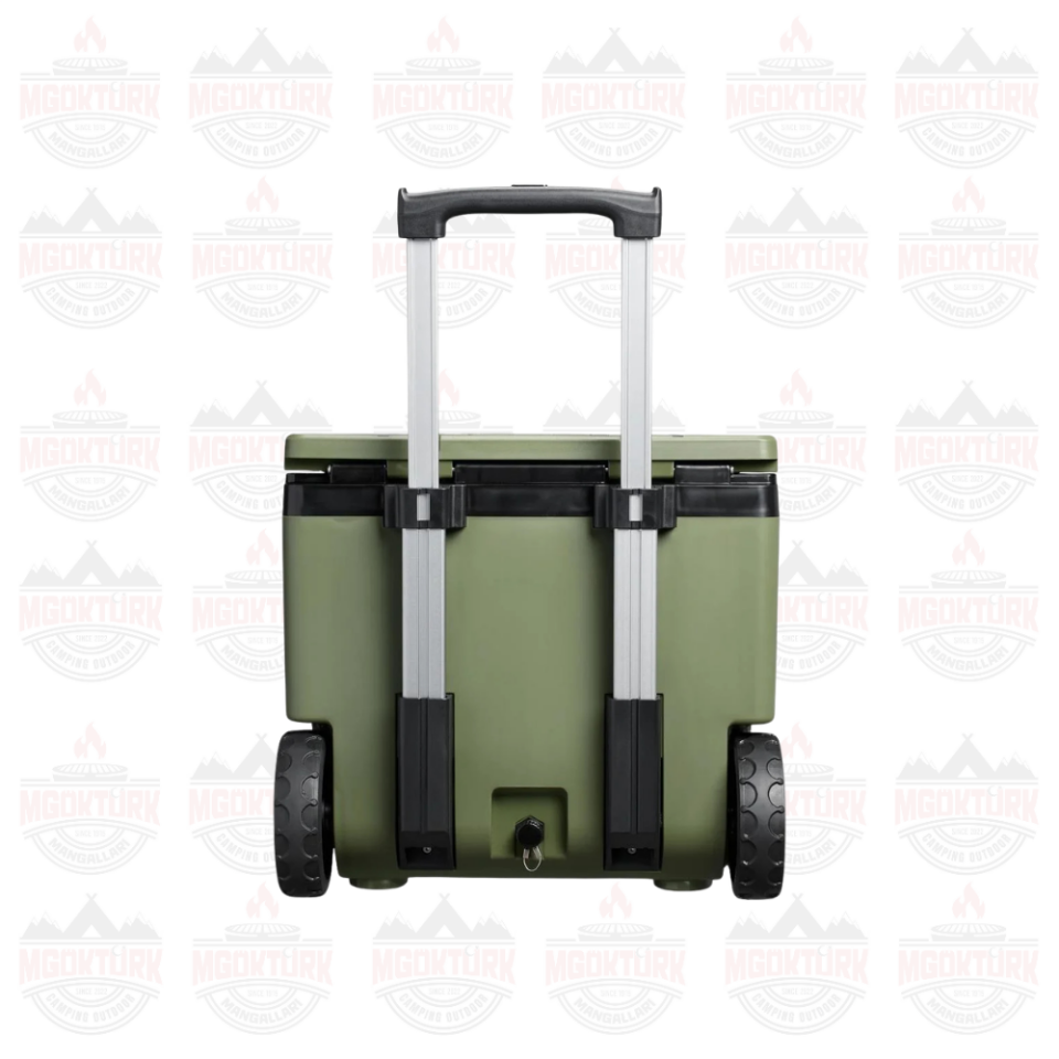The Easy-Carry Outdoor Wheeled Cooler 47L / 50Q Dried Pine