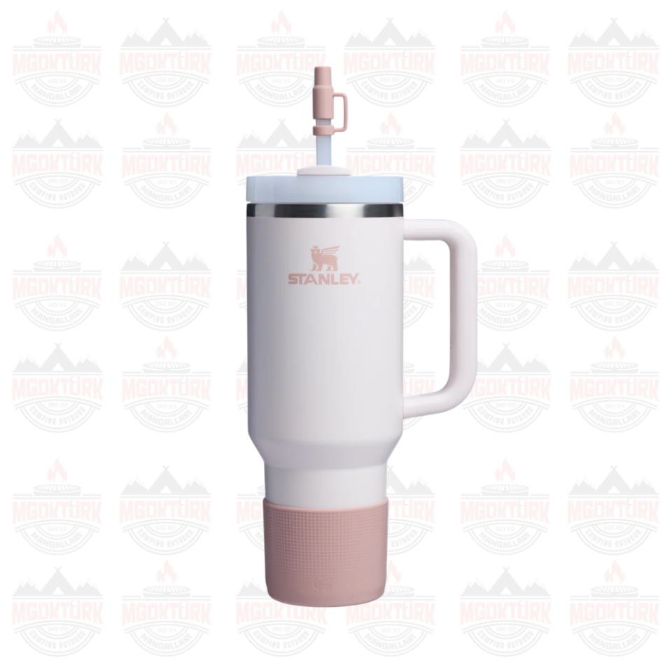 The Quencher Boot + Straw Topper 40oz Pink Dusk