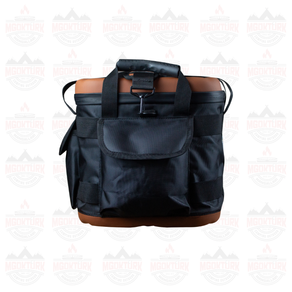 Dereceli Deri Termal Piknik Çantası Kahverengi