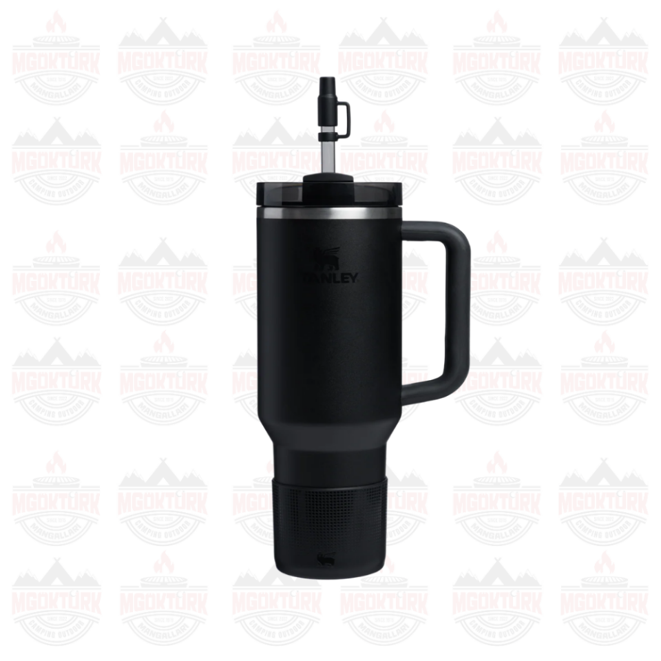 The Quencher Boot + Straw Topper 40oz Black