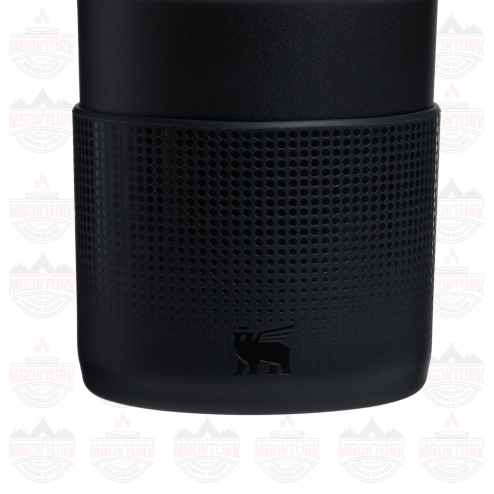 The Quencher Boot + Straw Topper 40oz Black