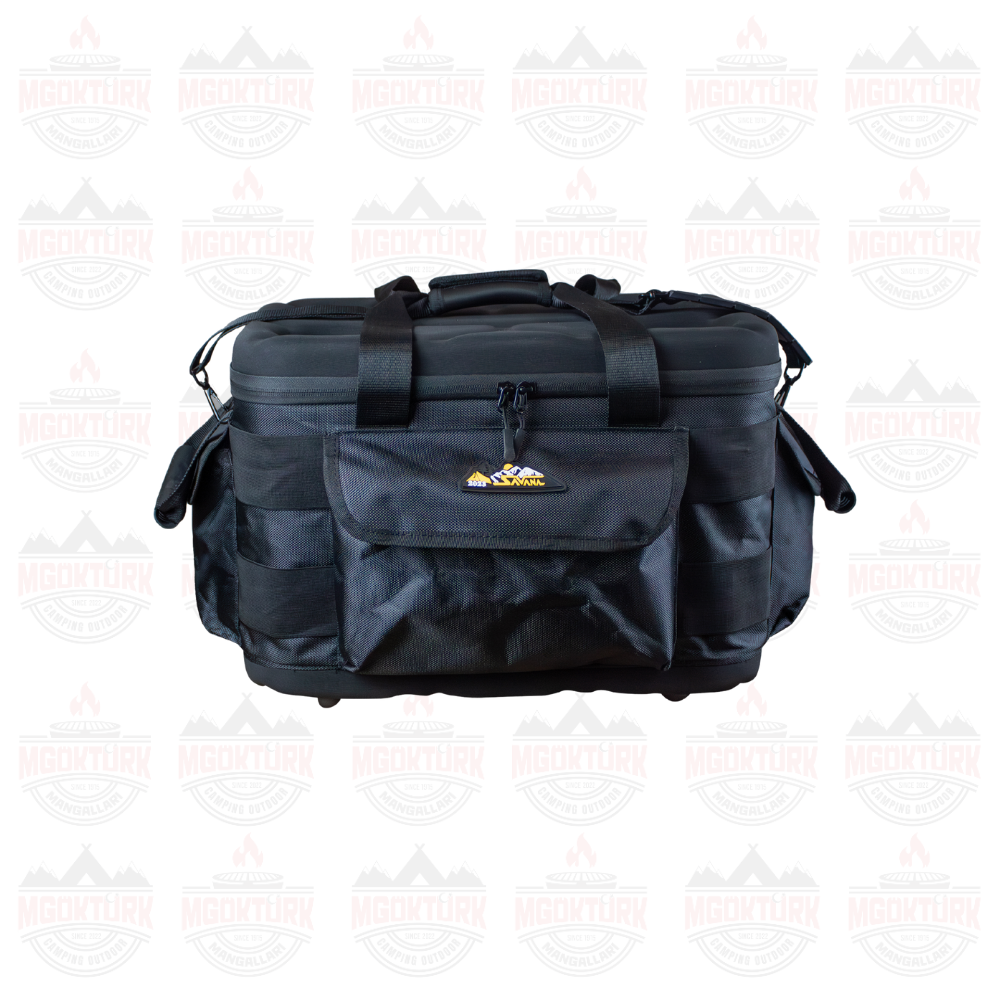 Dereceli Kumaş Termal Piknik Çantası Siyah