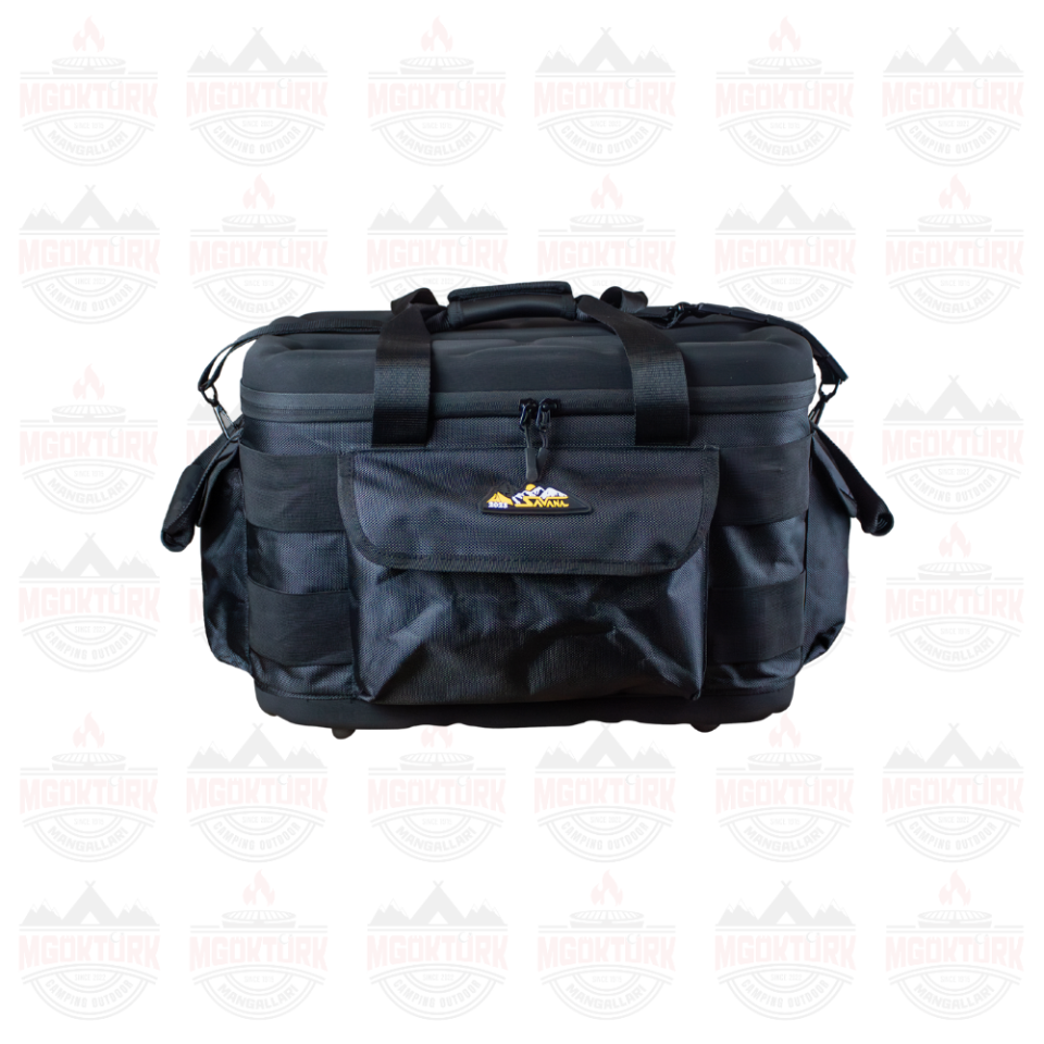 Dereceli Kumaş Termal Piknik Çantası Siyah